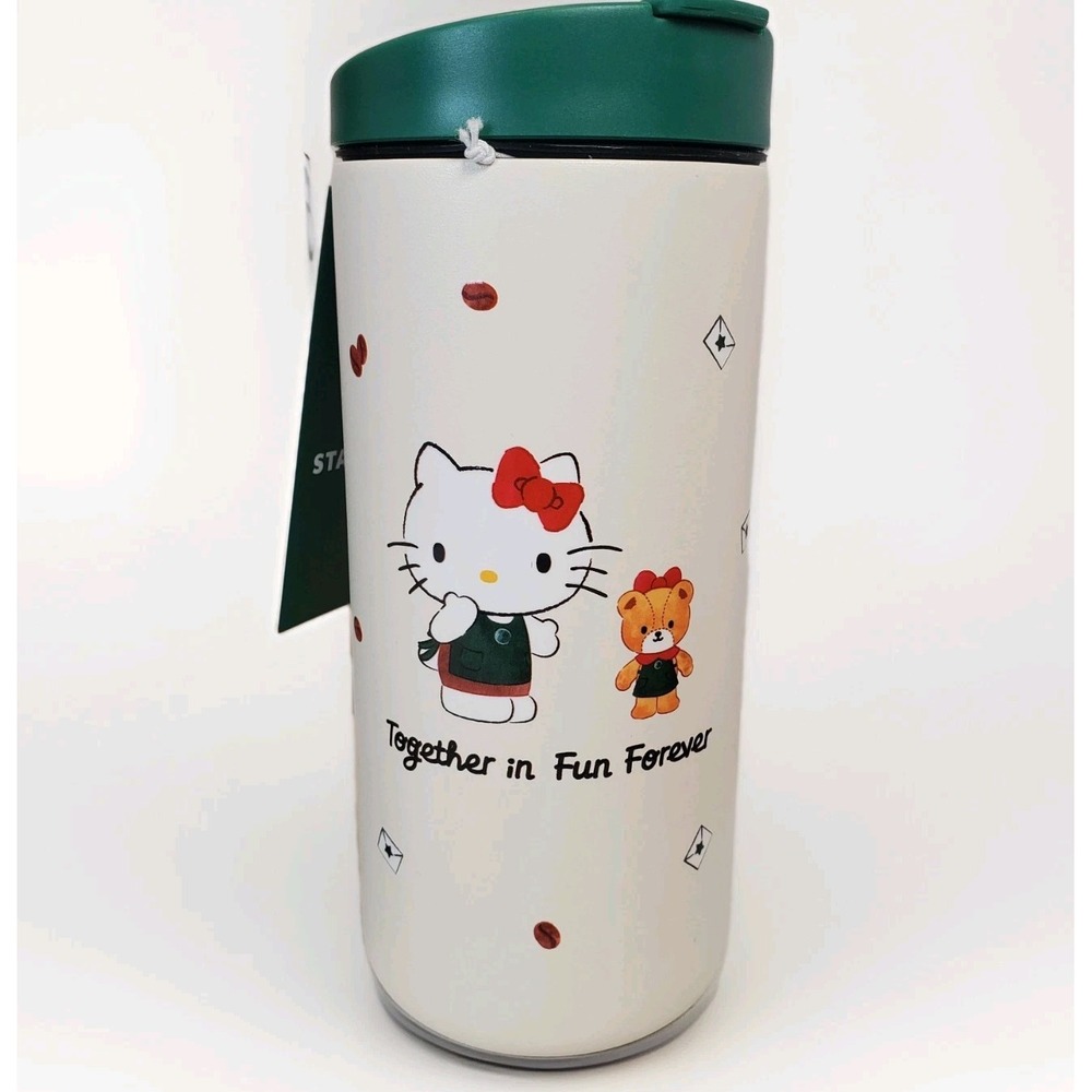 STARBUCKS HELLO KITTY STAINLESS STEEL TUMBLER 12 FL. OZ. 2025 Christmas Limited! - Picture 2 of 8